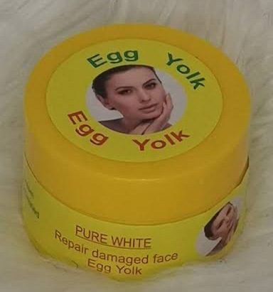 Egg yolk face cream